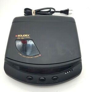 Solidex Model 7000XT Black VHS Video Cassette Rewinder 2-Way Tested Works